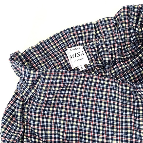 MISA Los Angelas Multicolour Checked Short - Picture 3 of 9